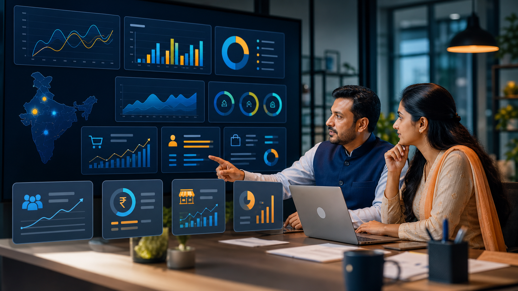 Dashboard and reporting solution for sales, operations, customers, and KPIs